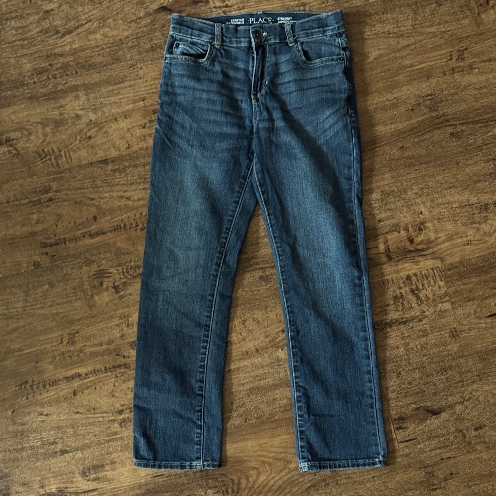 Place Dark Blue Straight Jeans kids size 12